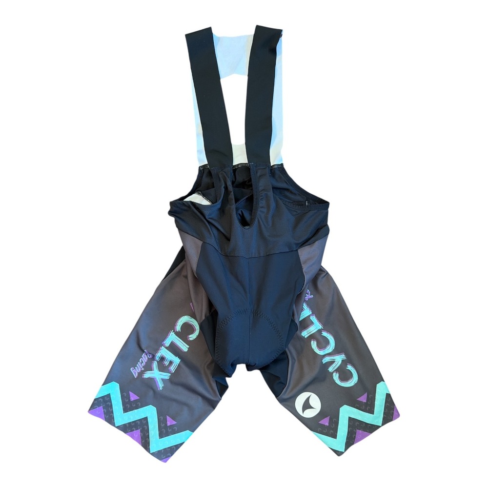 Pactimo Cyclex Racing Cycling Bib Shorts Mens Medium Black Padded Bike Shorts